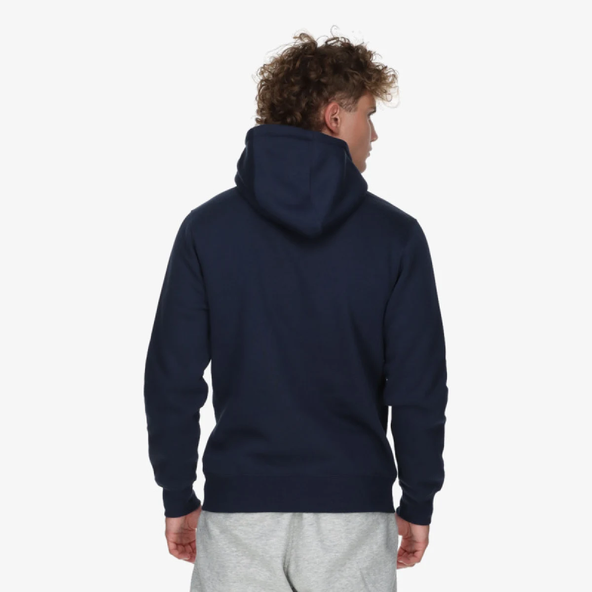 Pánská mikina s kapucí NIKE M NK CLUB BB PO GFX HOODIE BLUE · záber 4