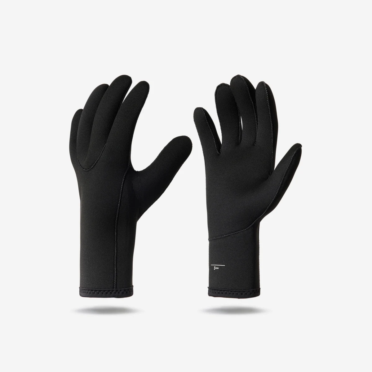 DECATHLON Potápačské neoprénové rukavice Essentiel 3 mm čierne XS · záber 1