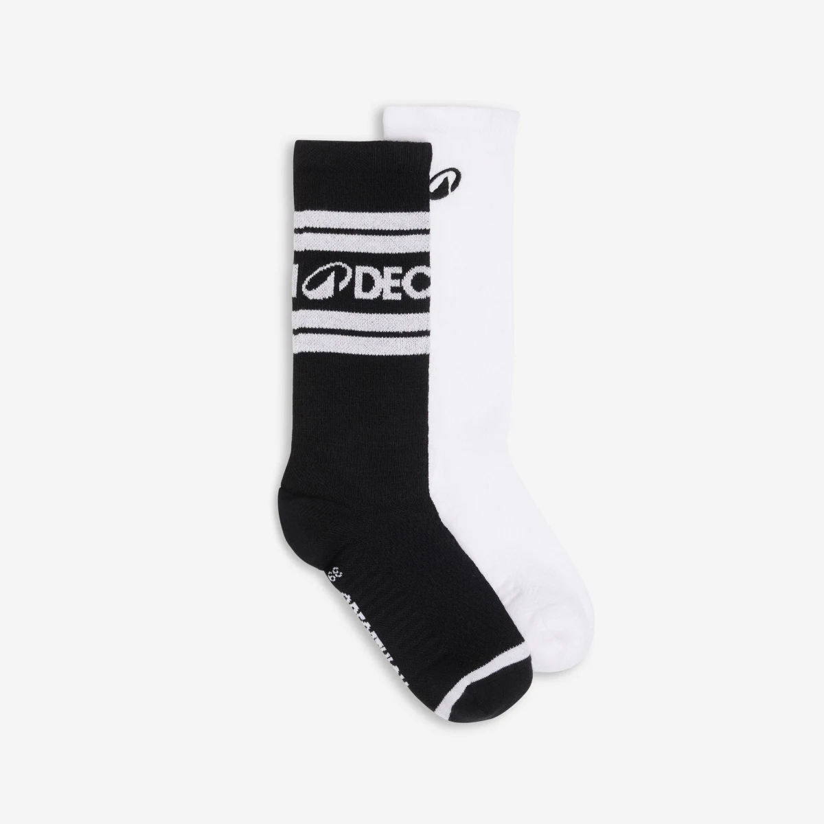 DECATHLON Ponožky Mid Calf 2 páry čierne biele 35-38 · záber 1