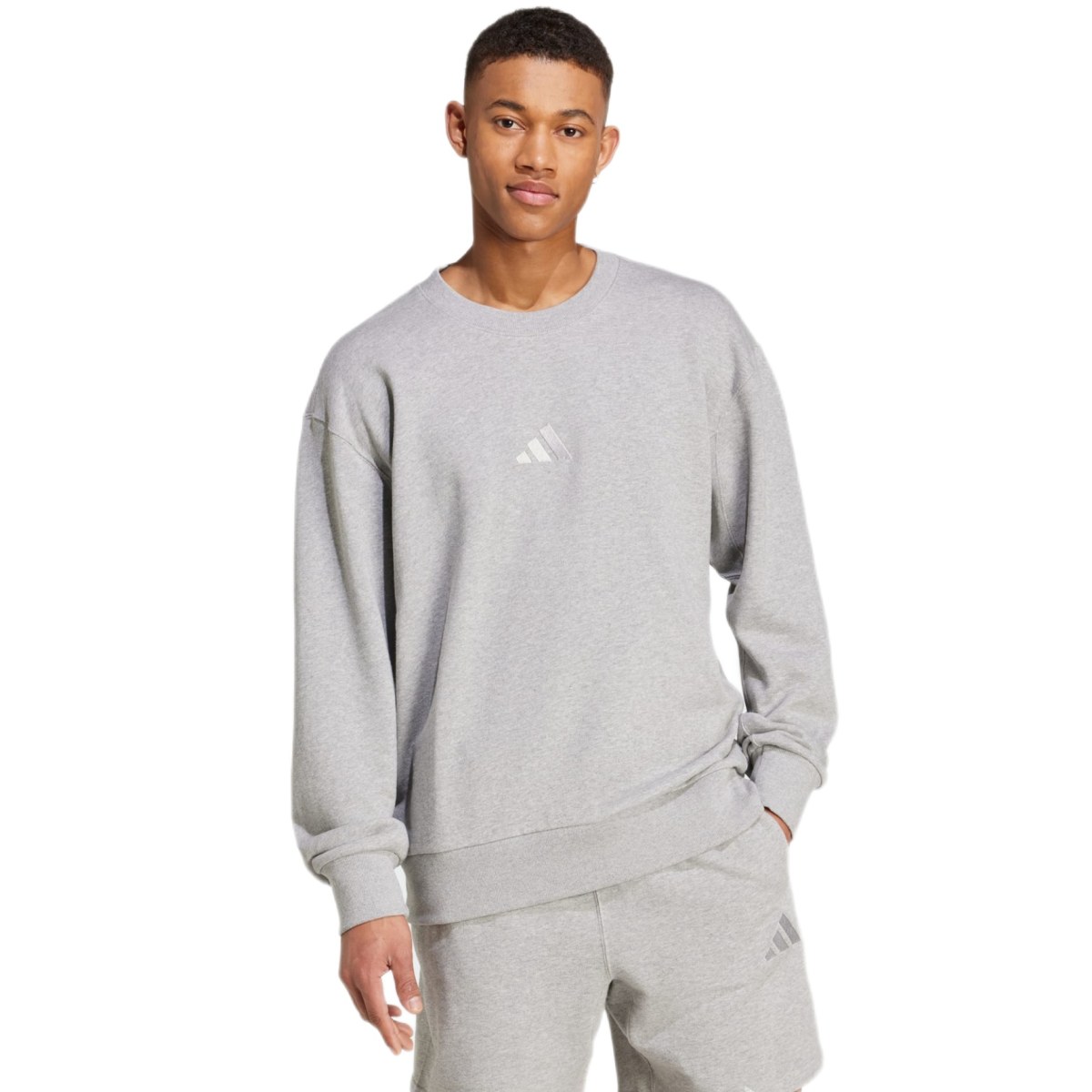 Adidas ALL SZN French Terry Crew Sweatshirt - Veľkosť: XL · záber 1