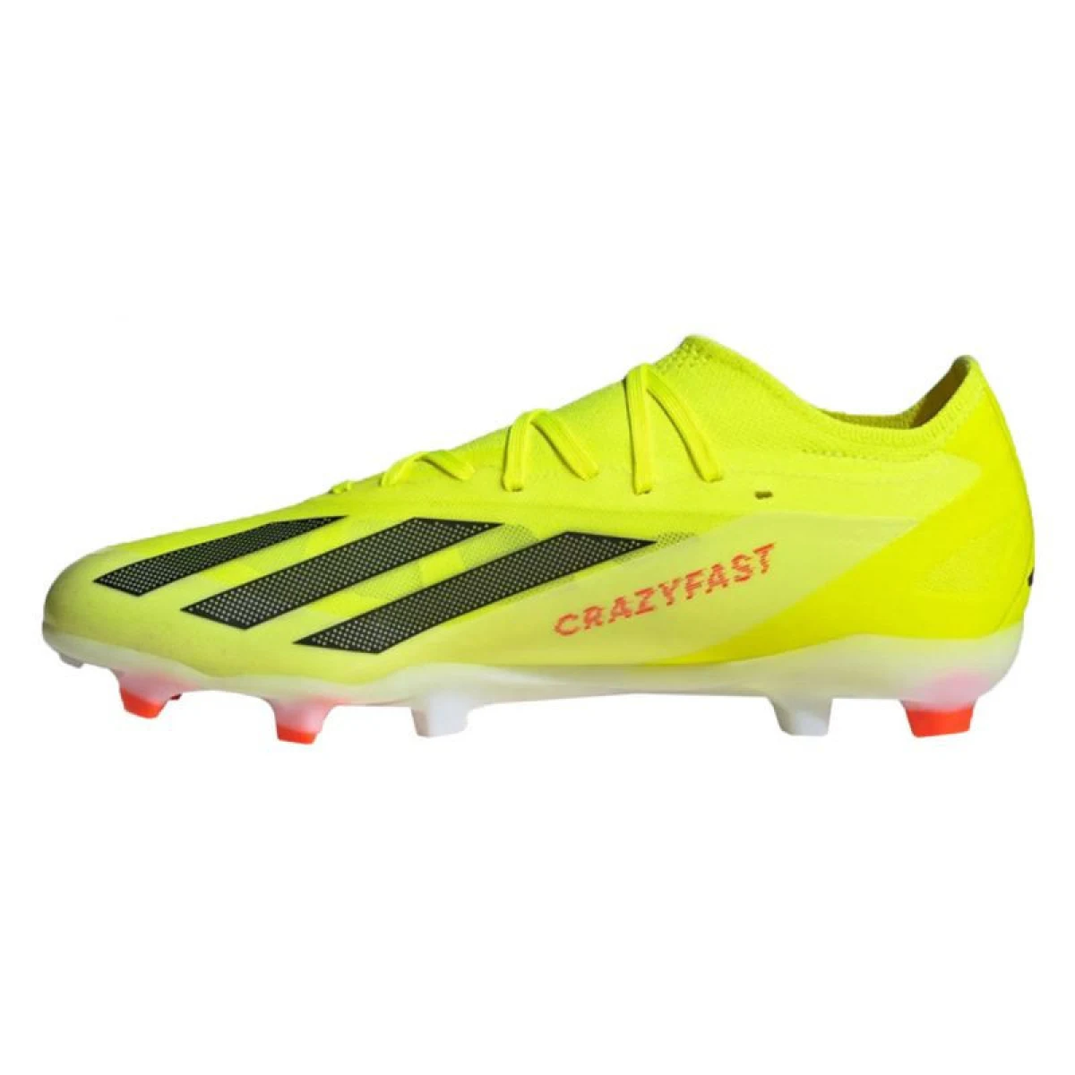 Pánské outdoorové fotbalové kopačky ADIDAS X Crazyfast Pro M FG solar yellow core black cloud white · záber 2