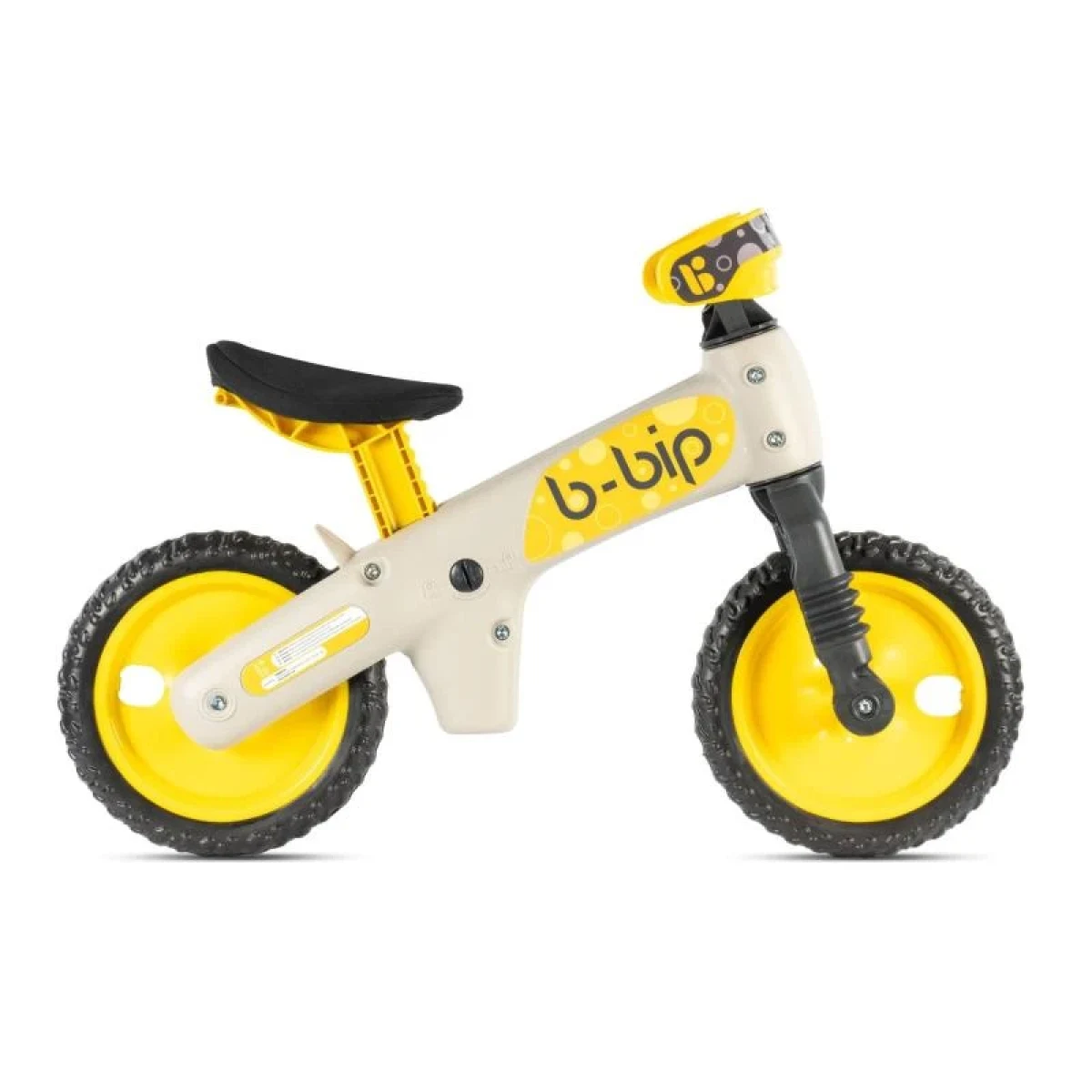 BELLELLI BALANCE BIKE - B-BIP, žluto šedé dětské odrážedlo · záber 1