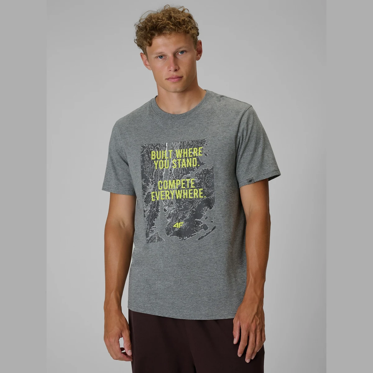 T-shirt regular s potlačou pánsky - tmavomodrá · záber 11