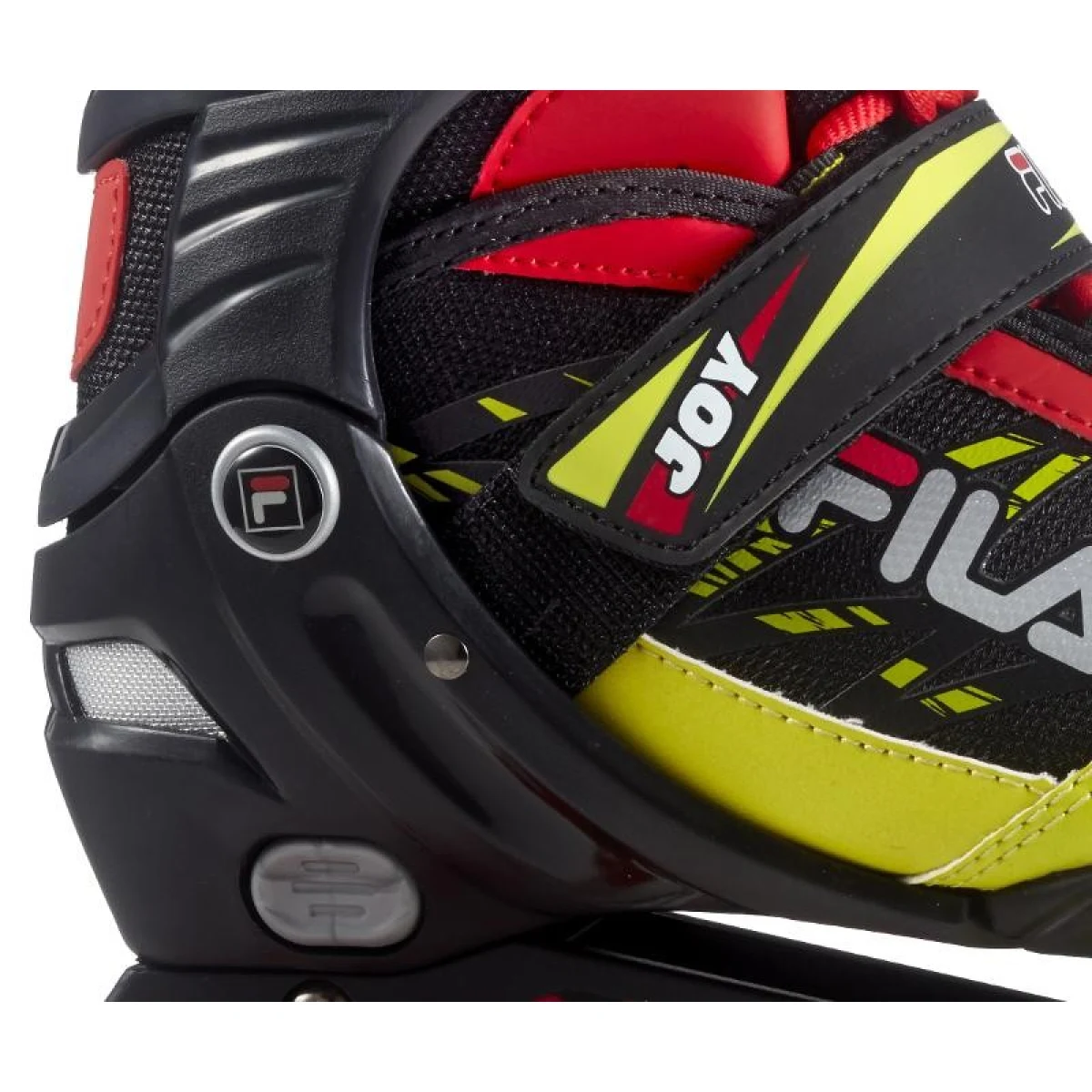 Juniorské dvojradové kolieskové korčule FILA SKATES JOY BLACK RED LIME · záber 3