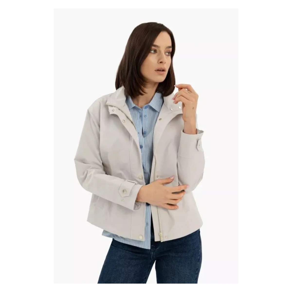 Dámska bunda VOLCANO J-MELBA-BEIGE · záber 2