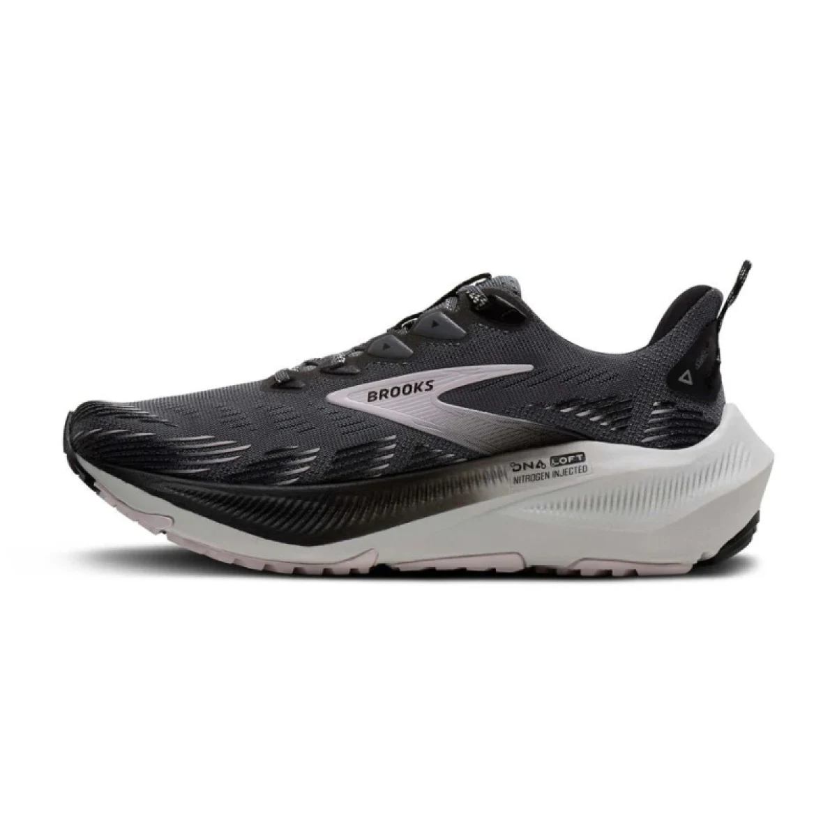 Dámska bežecká trailová obuv BROOKS Ghost Trail W poppy seed black pink · záber 2