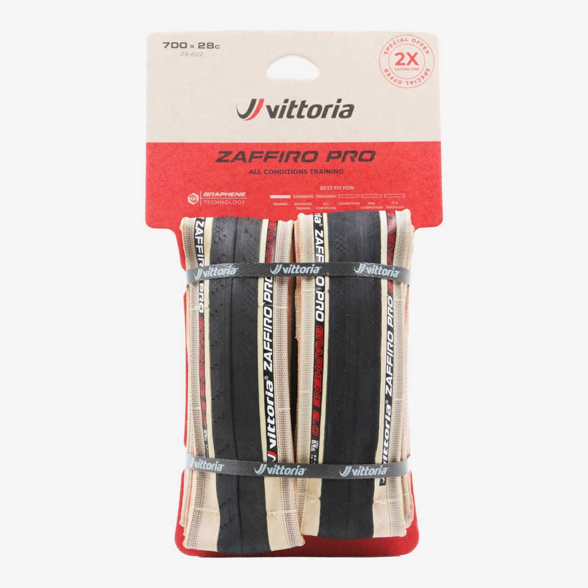 VITTORIA VITTORIA Zaffiro Pro V 700x28 tanwall cestné plášte kevlar 2 ks bez · záber 2