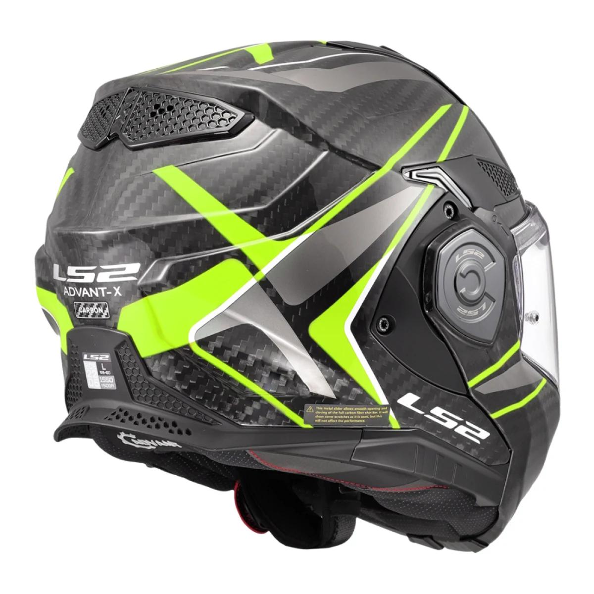 LS2 FF901 Advant X C Future II H-V Yellow XL (61-62) - Veľkosť: XL (61-62) · záber 5