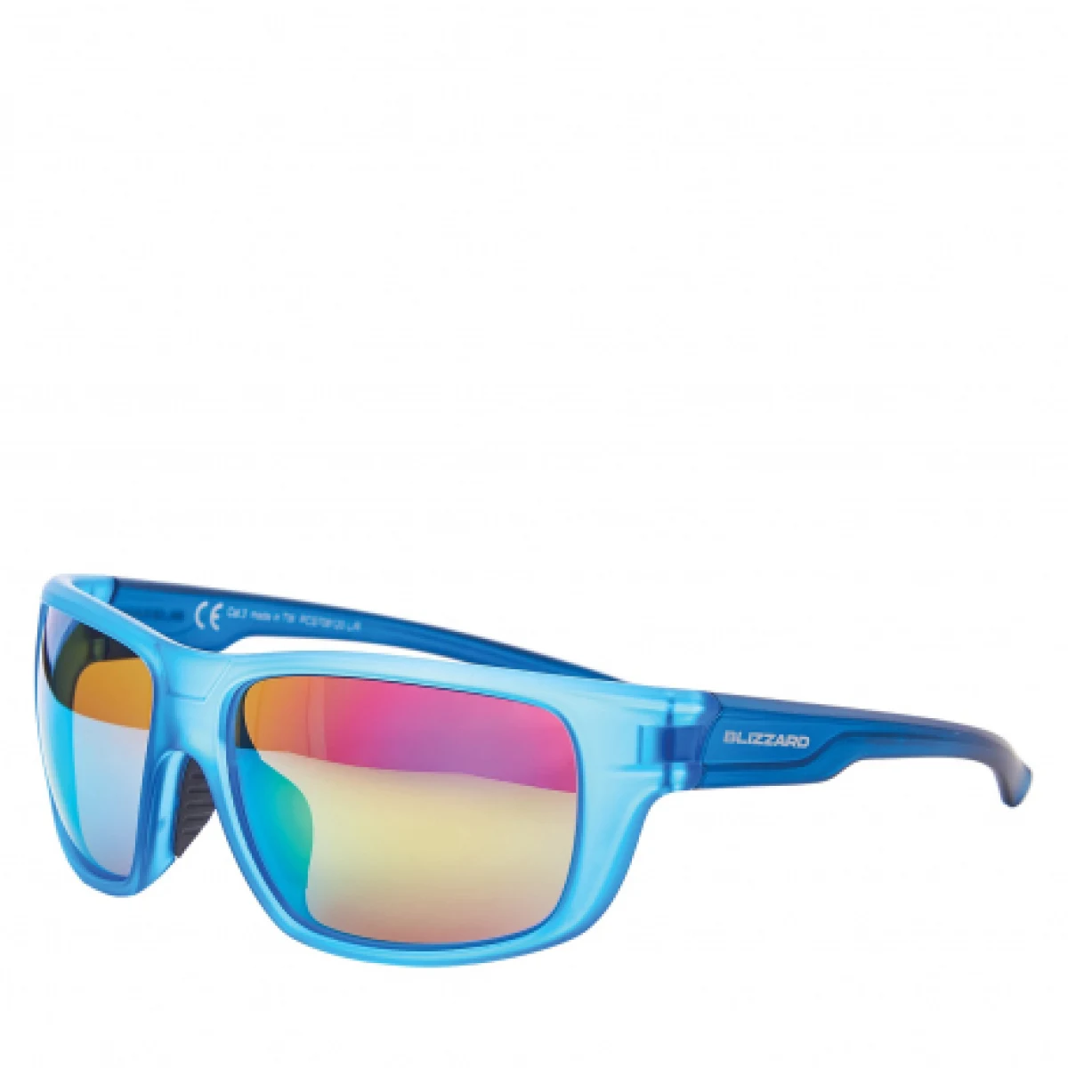 Slnečné okuliare BLIZZARD Sun glasses PCS708120, rubber trans. light blue , 75-18-140 · záber 1