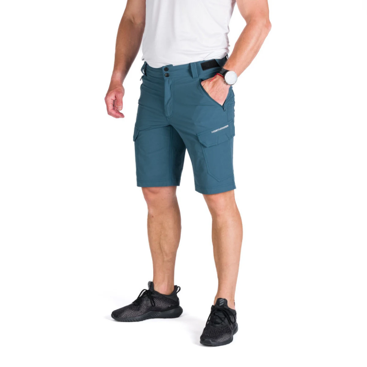 Férfi túrázó rövidnadrágok NORTHFINDER RUSTY-526-inkblue · záber 2