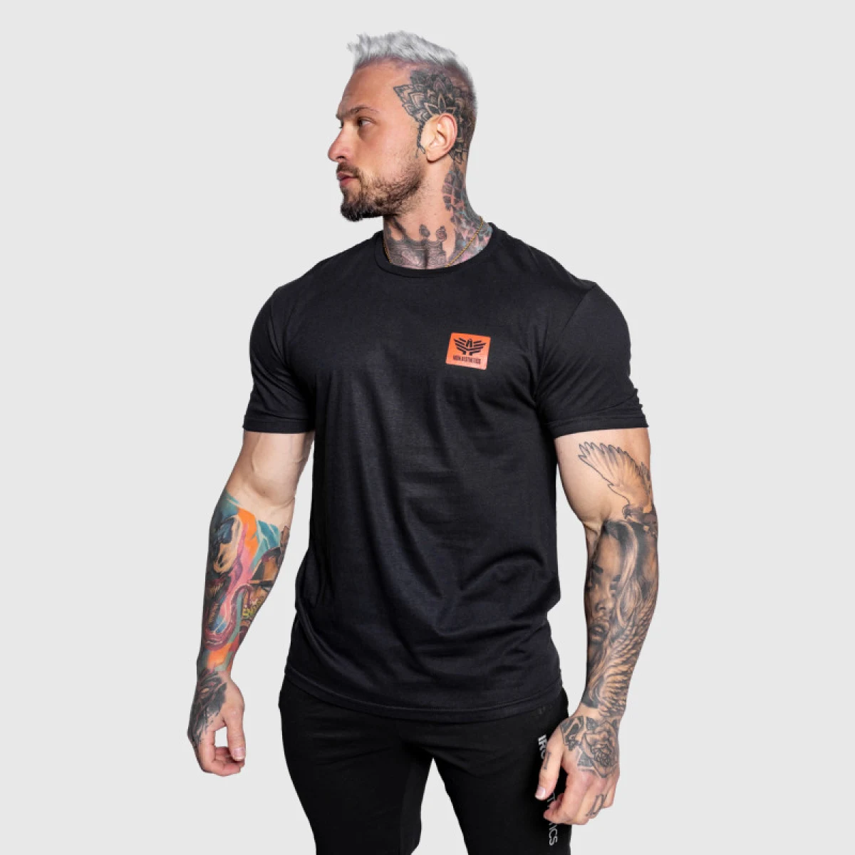 Pánske športové tričko Iron Aesthetics Quick, čierne · záber 2