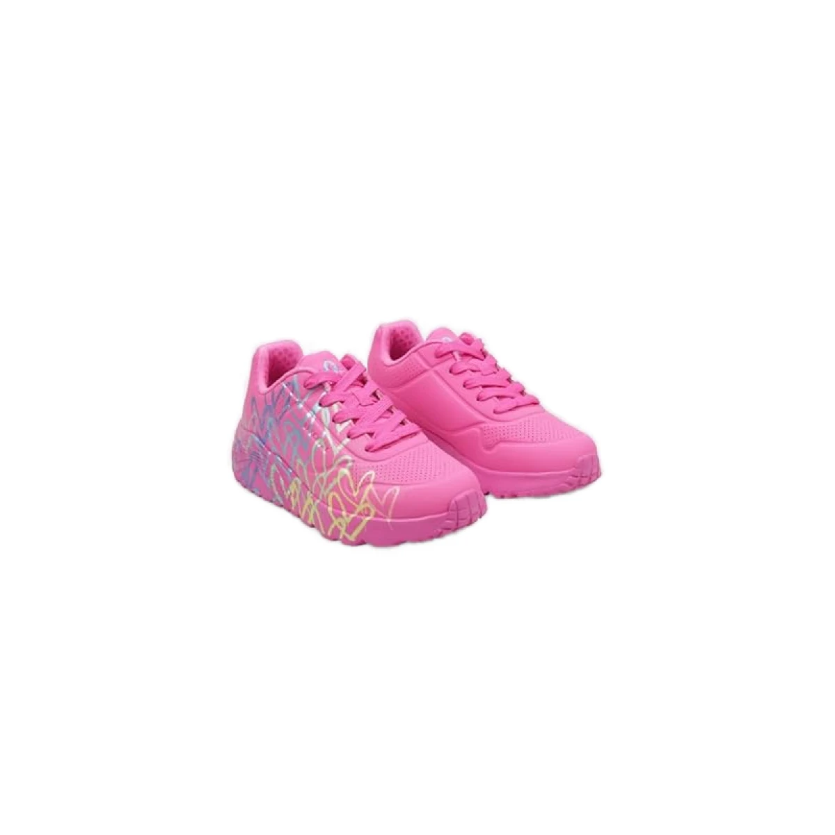 Dievčenská rekreačná obuv SKECHERS Uno Lite Metallic Joy Jr hot pink · záber 5