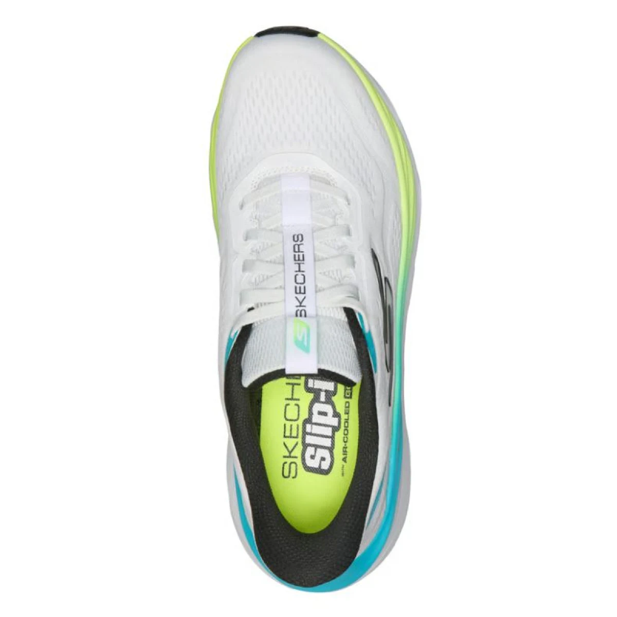 Pánska bežecká obuv SKECHERS Max Cushioning Max Run Slip-Ins M white · záber 4