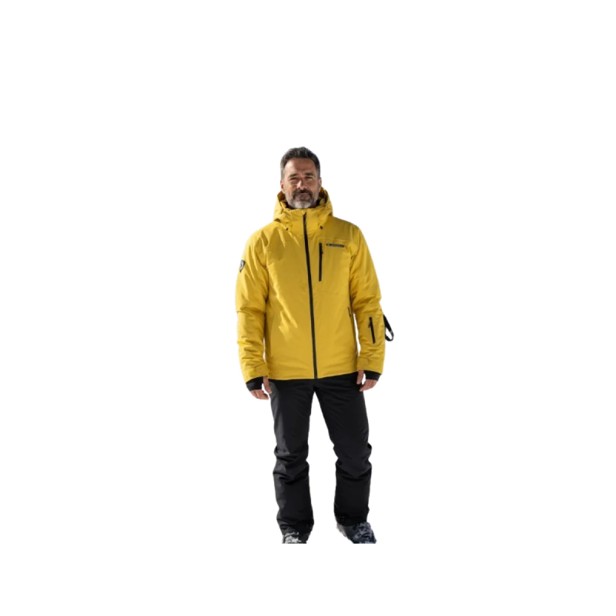 Pánská lyžařská bunda s kapucí BLIZZARD Ski Jacket Silvretta, mustard yellow · záber 2