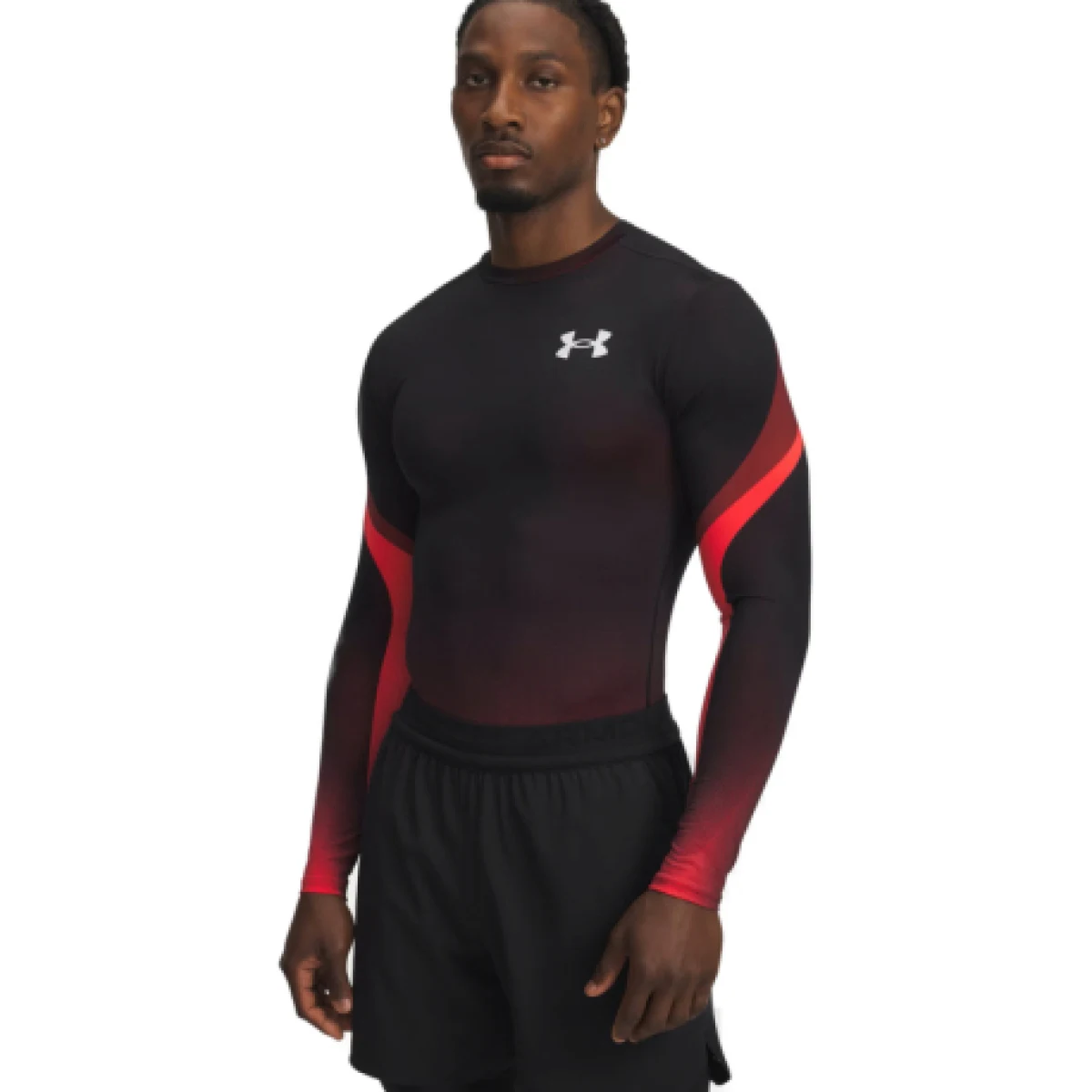 Pánske kompresné tričko s dlhým rukávom UNDER ARMOUR UA Heatgear Sub Crew LS · záber 1