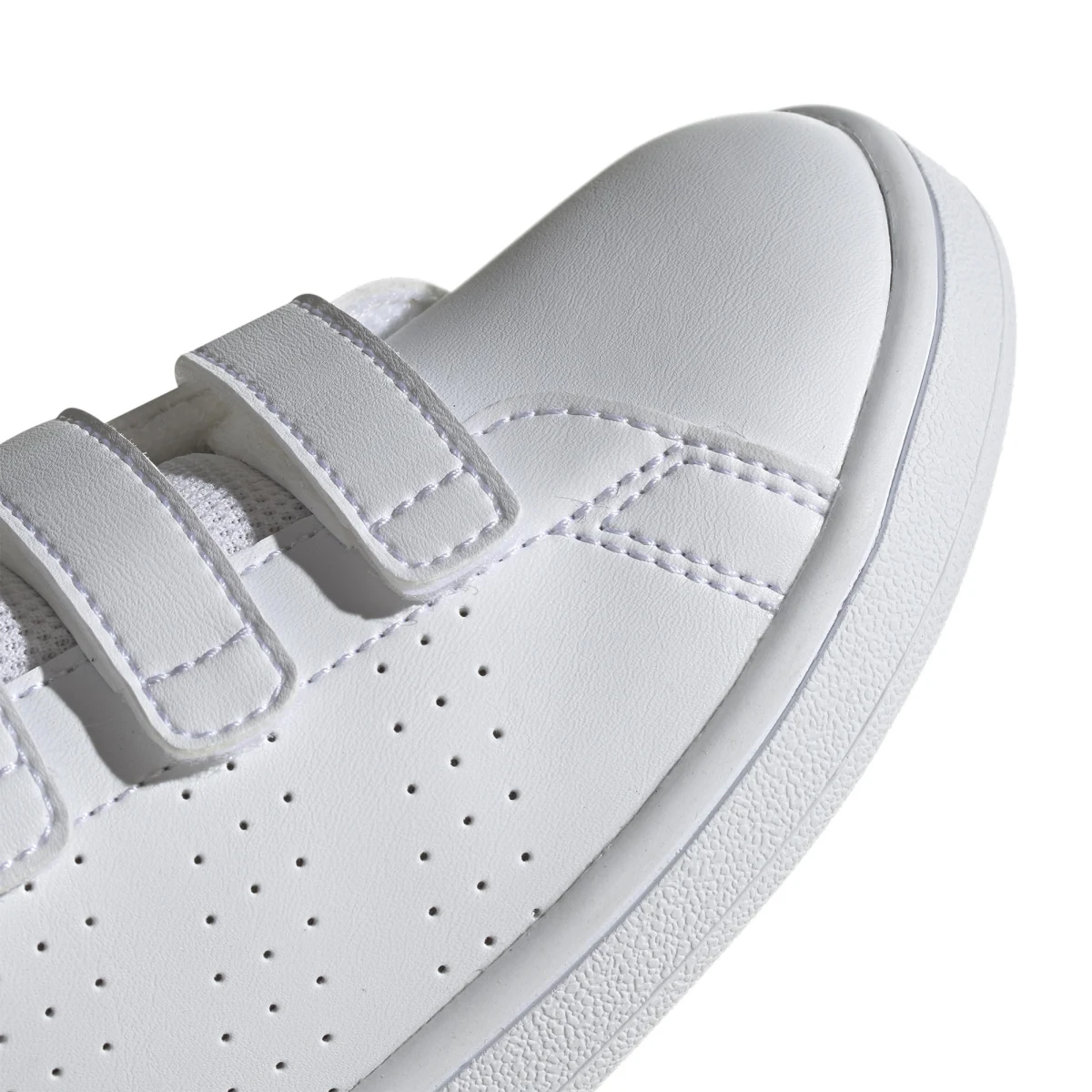 ADIDAS Detské tenisky Adidas Advantage na suchý zips od 28 do 34 bielo-zelené 28 · záber 2