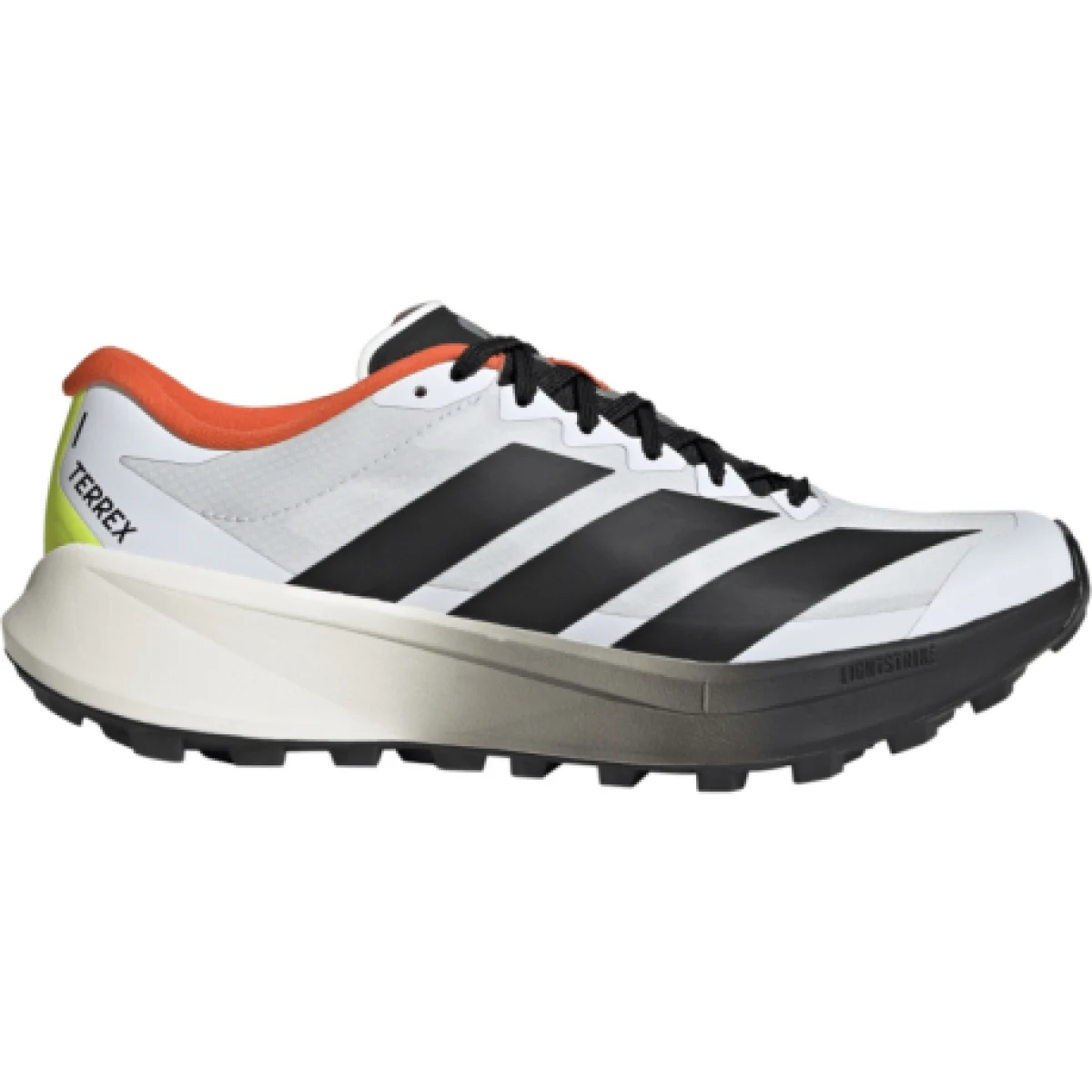 Pánska bežecká trailová obuv ADIDAS Terrex Agravic 4 M cloud white core black semi impact orange · záber 1