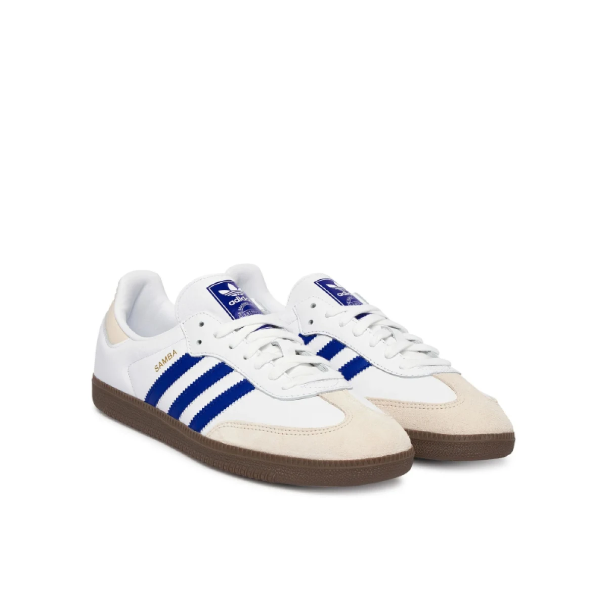 Pánska vychádzková obuv ADIDAS ORIGINALS Samba OG M cloud white lucid blue gum 5 · záber 2