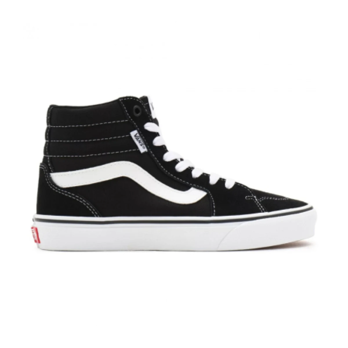 Dámska rekreačná obuv VANS WM Filmore HI (Suede Canvas) black white · záber 1