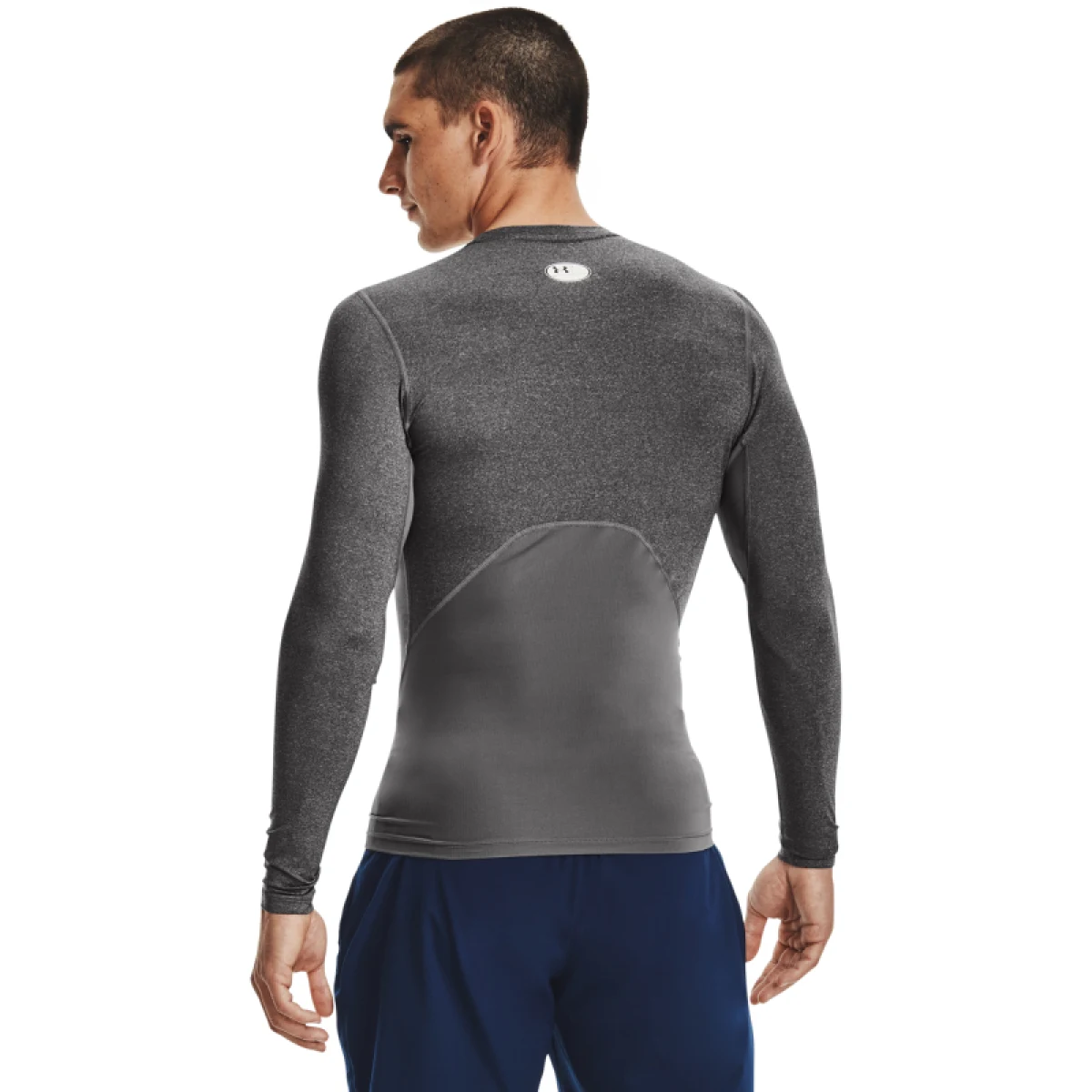 Pánské kompresní tričko s dlouhým rukávem UNDER ARMOUR UA HG Armour Comp LS-GRY · záber 2