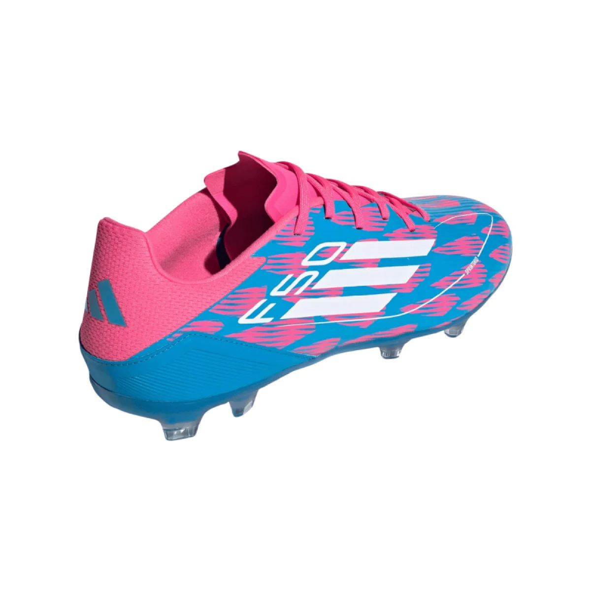 Pánské outdoorové fotbalové kopačky ADIDAS F50 League M FG solar blue cloud white solar pink · záber 5