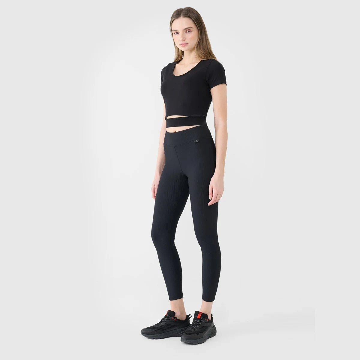 Dámské pletené leginy - černé · záber 1