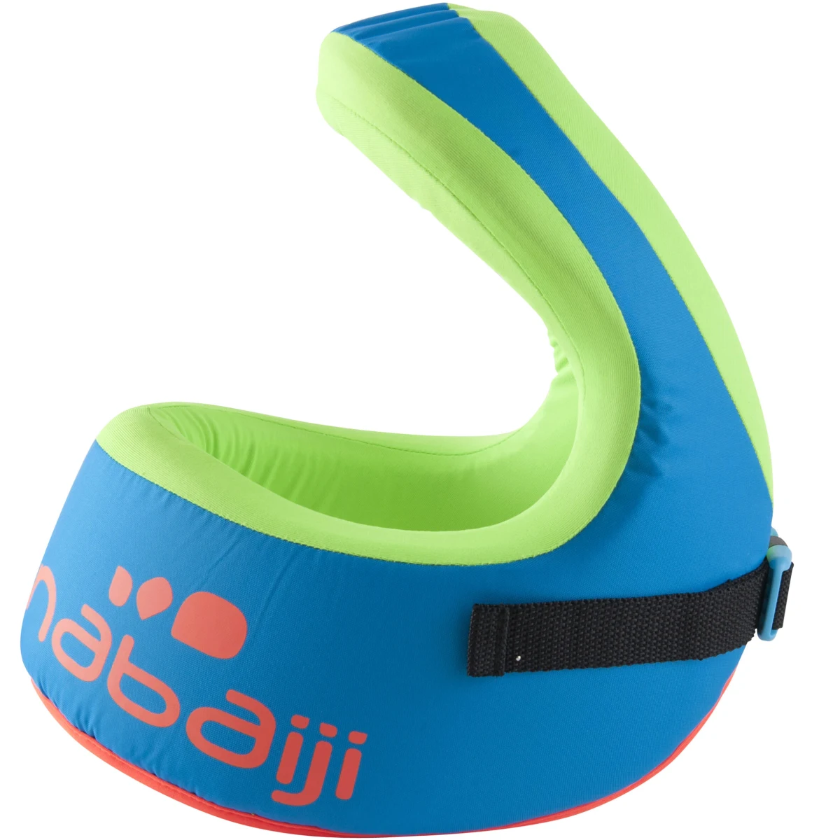 DECATHLON Detská plavecká vesta SWIMVEST+ zeleno-modrá 25-35 kg · záber 2
