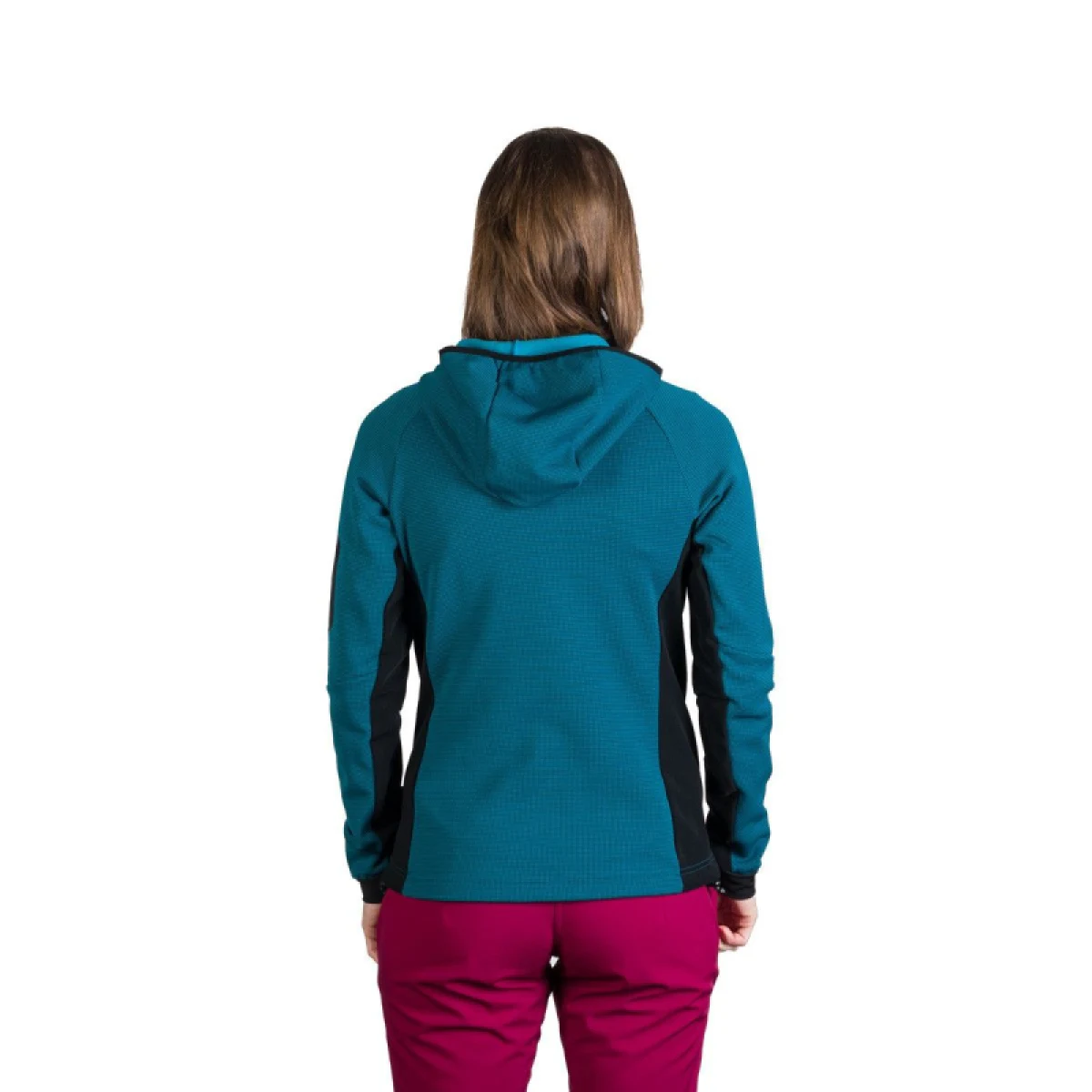 Dámská turistická mikina se zipem NORTHFINDER DARLA-630inkblueblack · záber 5
