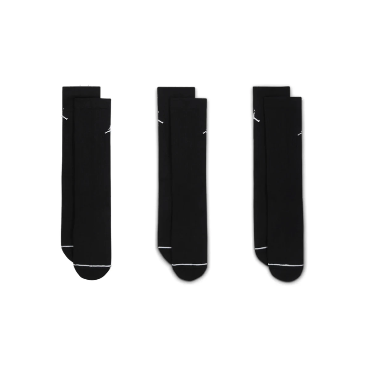 Pánské ponožky NIKE 3 PACK-Jordan Everyday Crew Socks (3 pairs) black black black · záber 2
