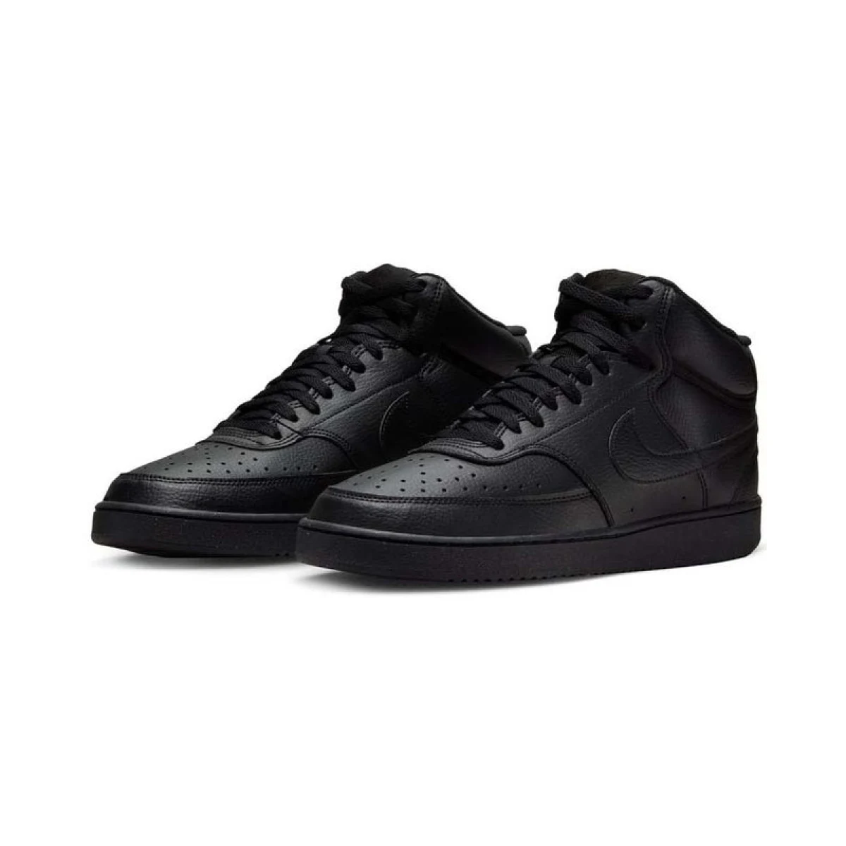 Pánská rekreační obuv NIKE Court Vision Mid NN black black black · záber 3
