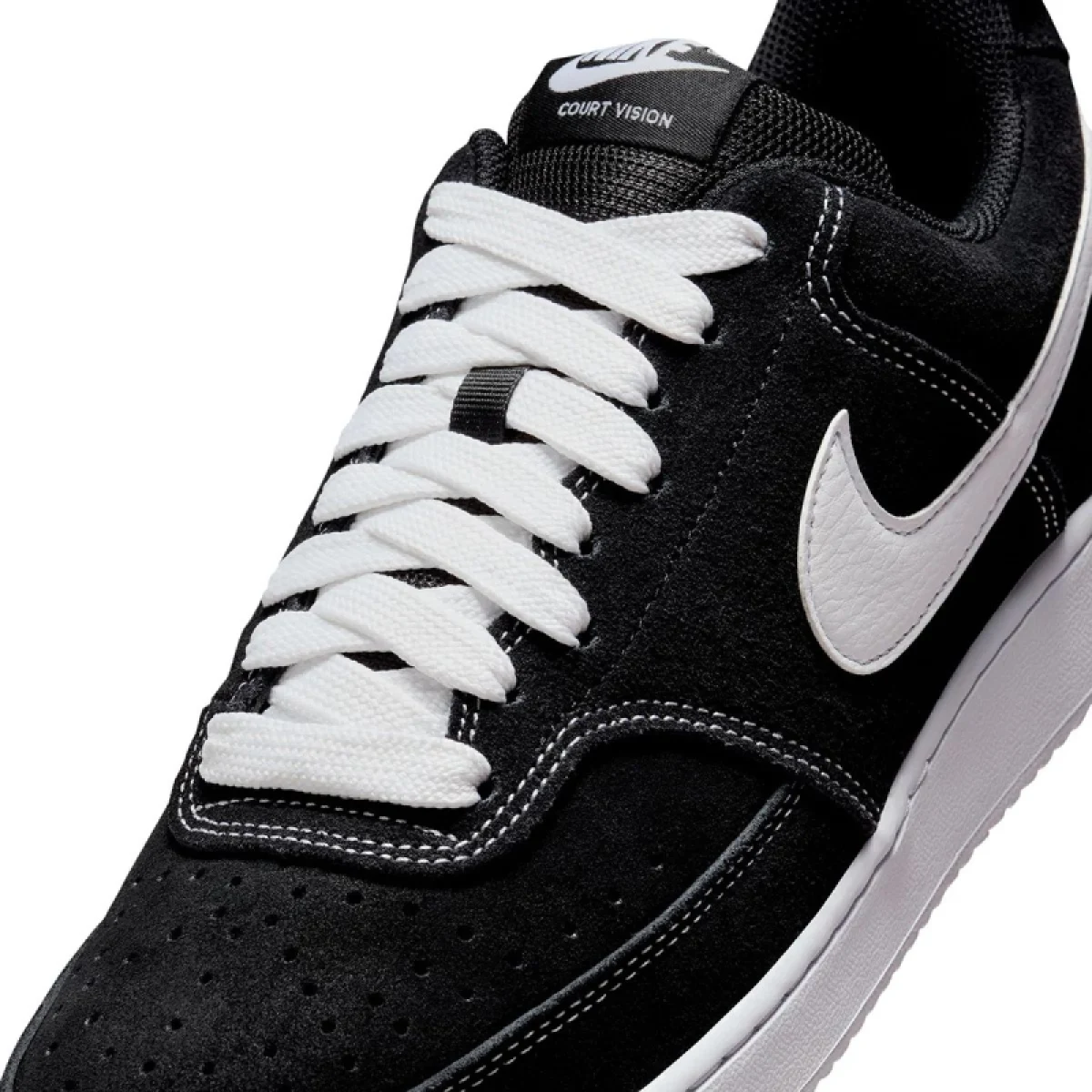 Pánska vychádzková obuv NIKE Court Vision Low FL M black white · záber 6