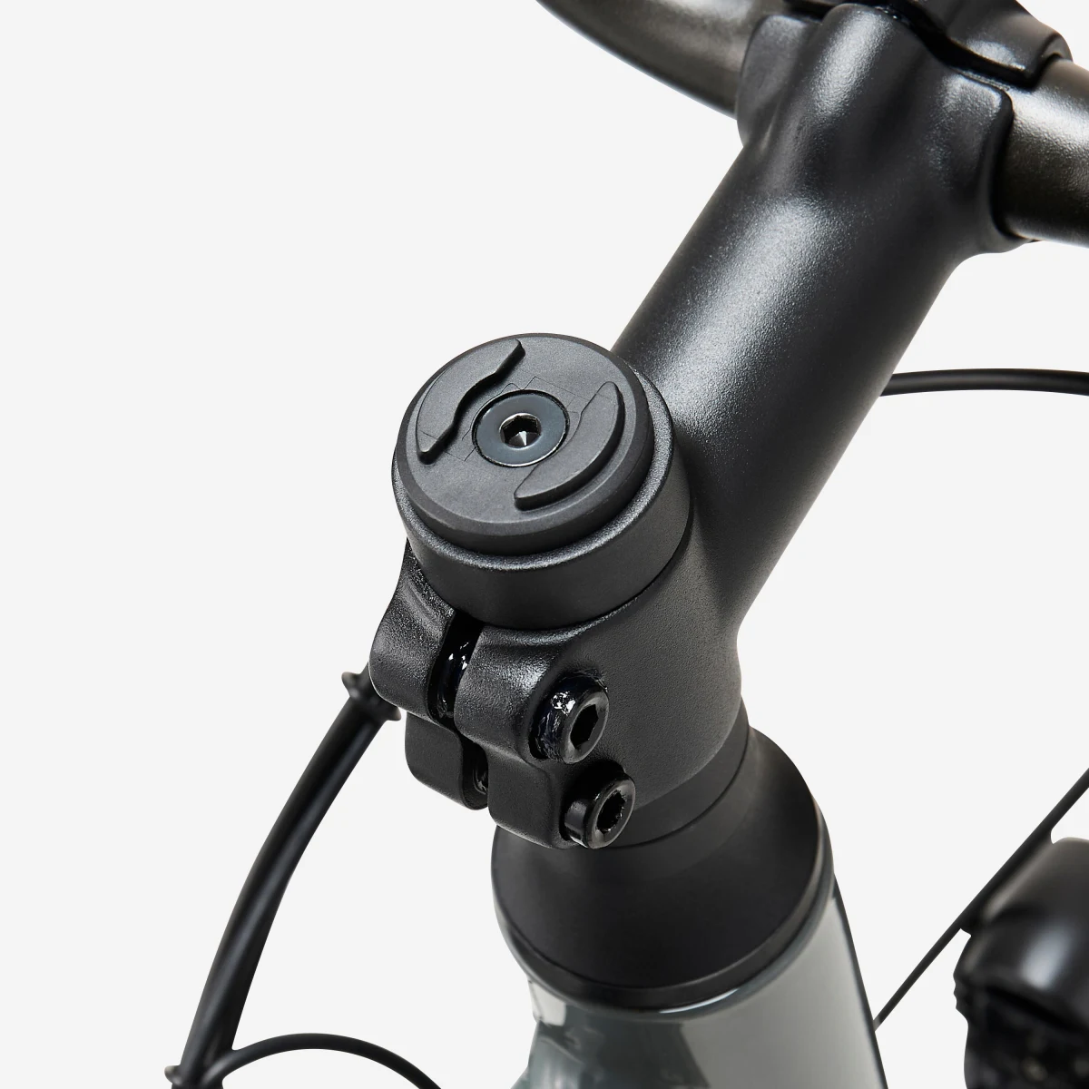 ROCKRIDER Trekingový elektrobicykel E-ACTV 100 vysoký rám antracitový L-XL · záber 2