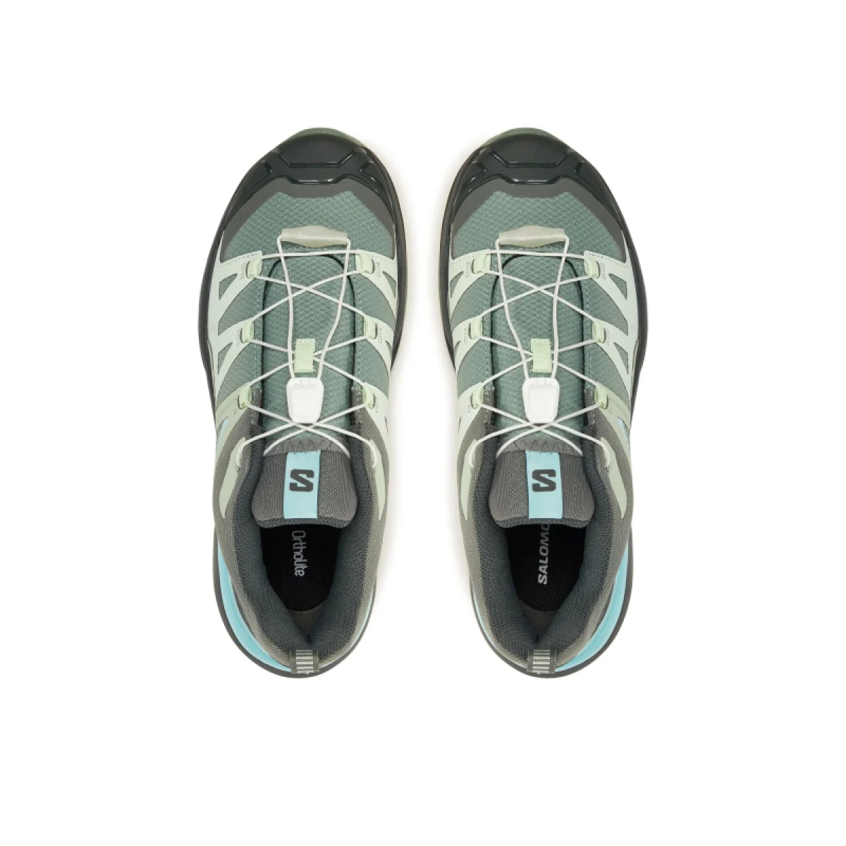 Dámská nízká turistická obuv SALOMON X Ultra 360 W green milieu urban chic clearly aqua · záber 5