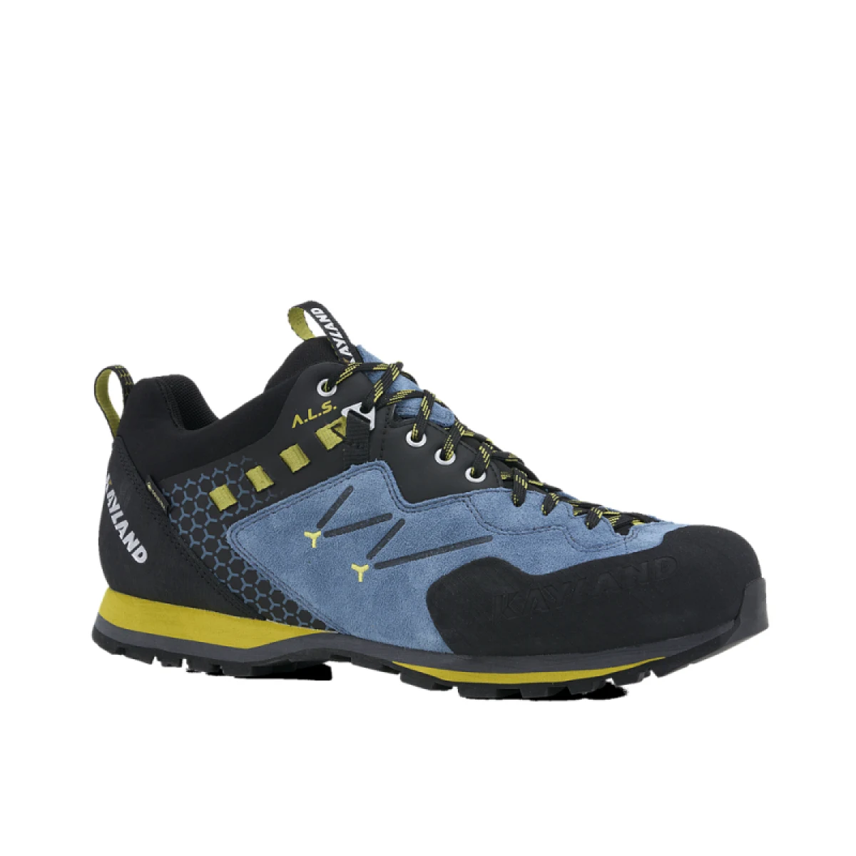 Pánská nízká turistická obuv KAYLAND Vitrik Gtx, Steel blue Lime · záber 3