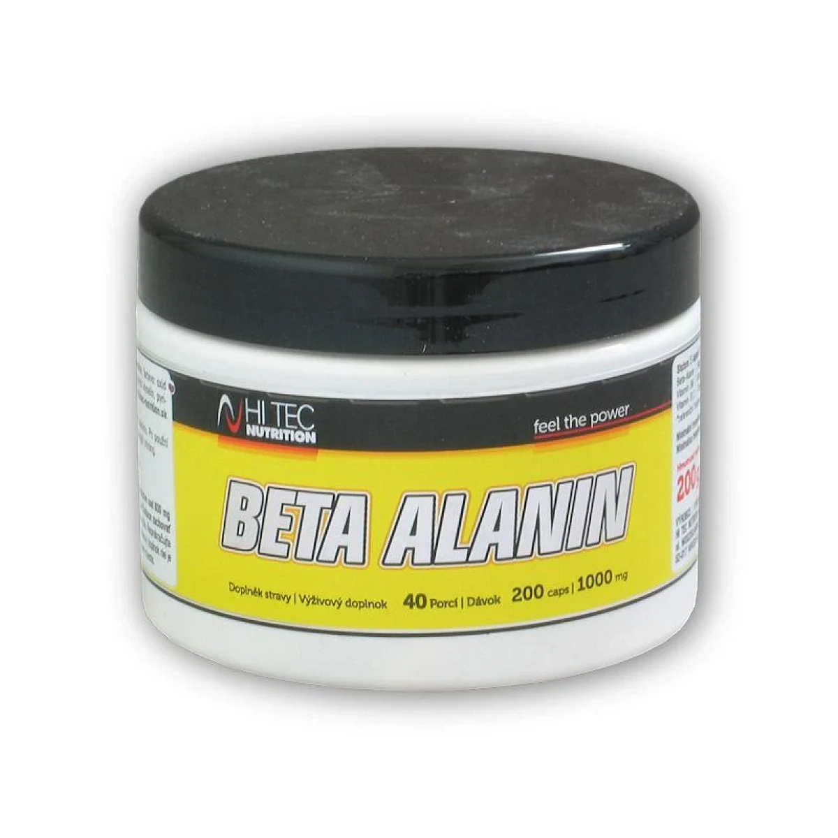 HiTec Nutrition Beta Alanin 200 kapslí · záber 1