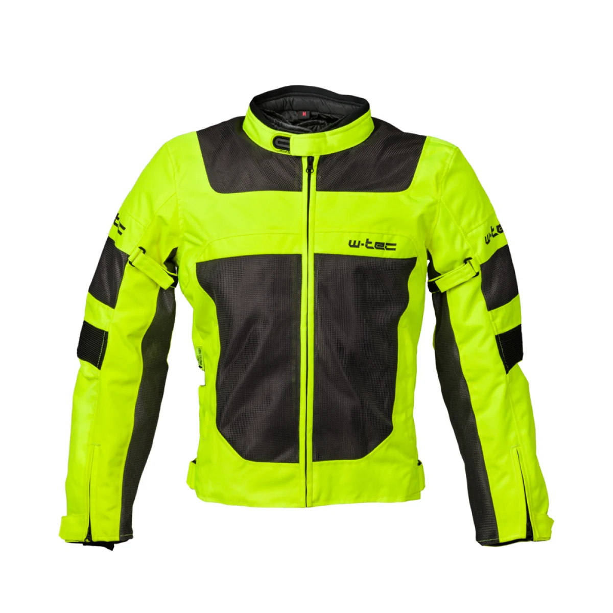 Pánska letná moto bunda W-TEC Fonteller Farba Yellow-Grey, · záber 1