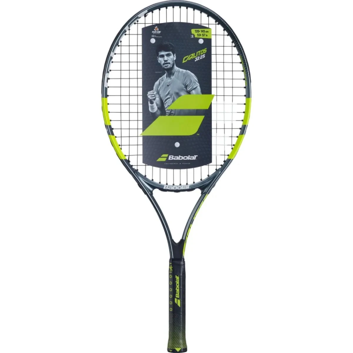 Tenisová raketa BABOLAT CARLITOS JR 25 · záber 2