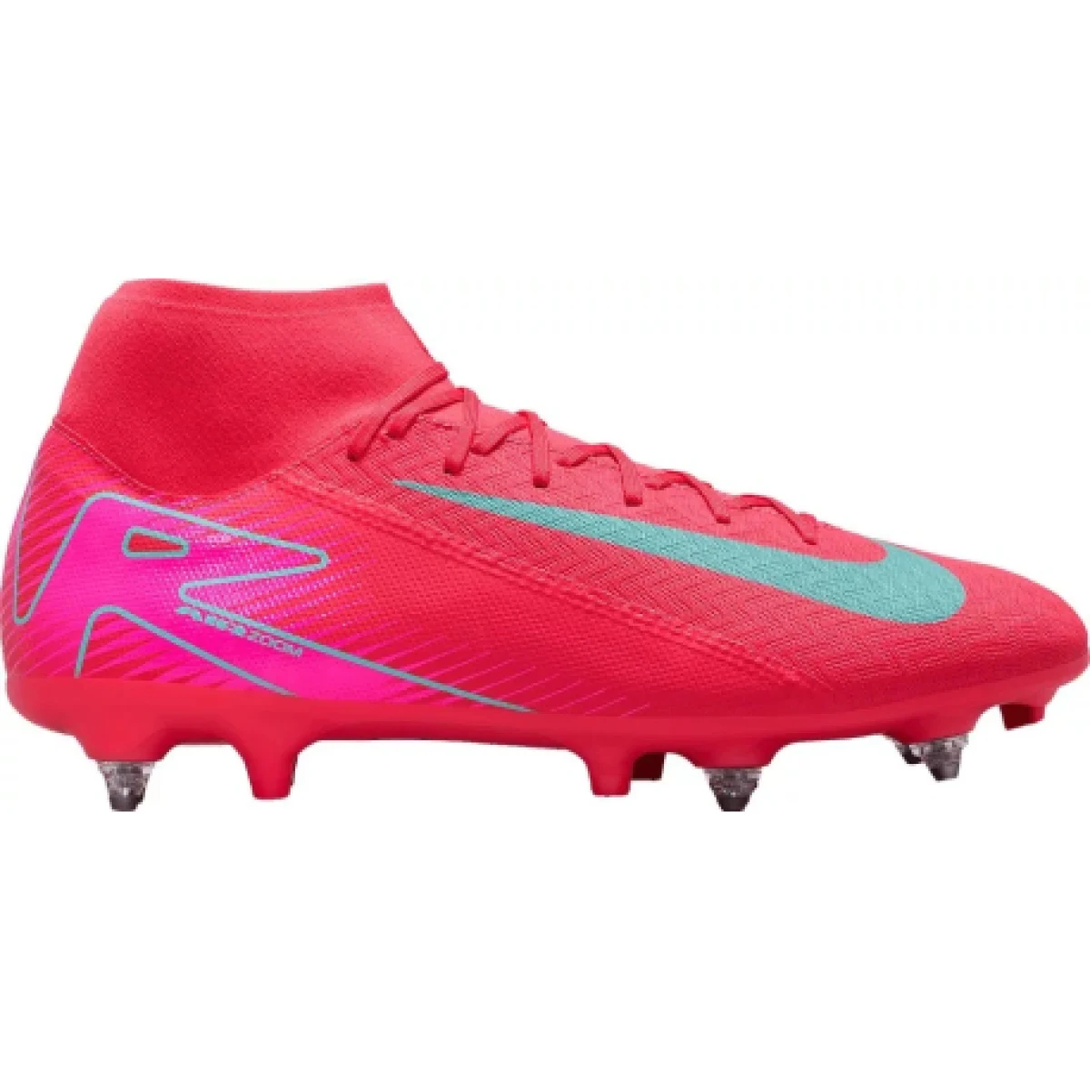 Pánské outdoorové fotbalové kopačky NIKE Mercurial Superfly 10 Academy PRO M SG ember glow aurora green · záber 1