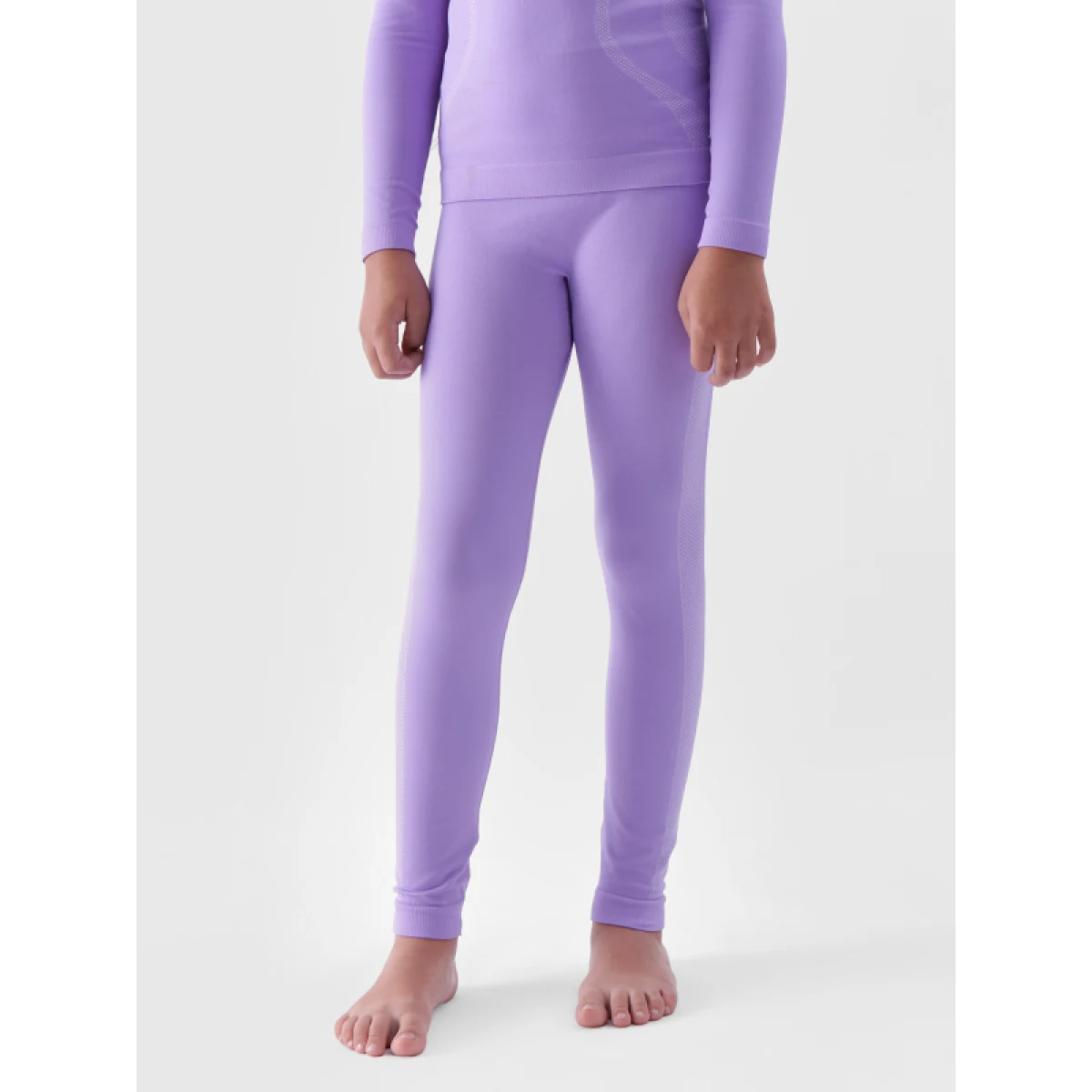 Dievčenské termoprádlo vrchný a spodný diel 4F JUNIOR SEAMLESS UNDERWEAR-JWAW24USEAF150-51S-VIOLET · záber 5