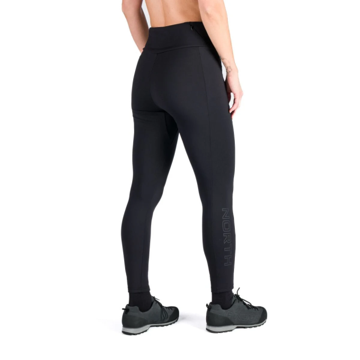 Dámske turistické zateplené legíny NORTHFINDER JAYME-269black · záber 3