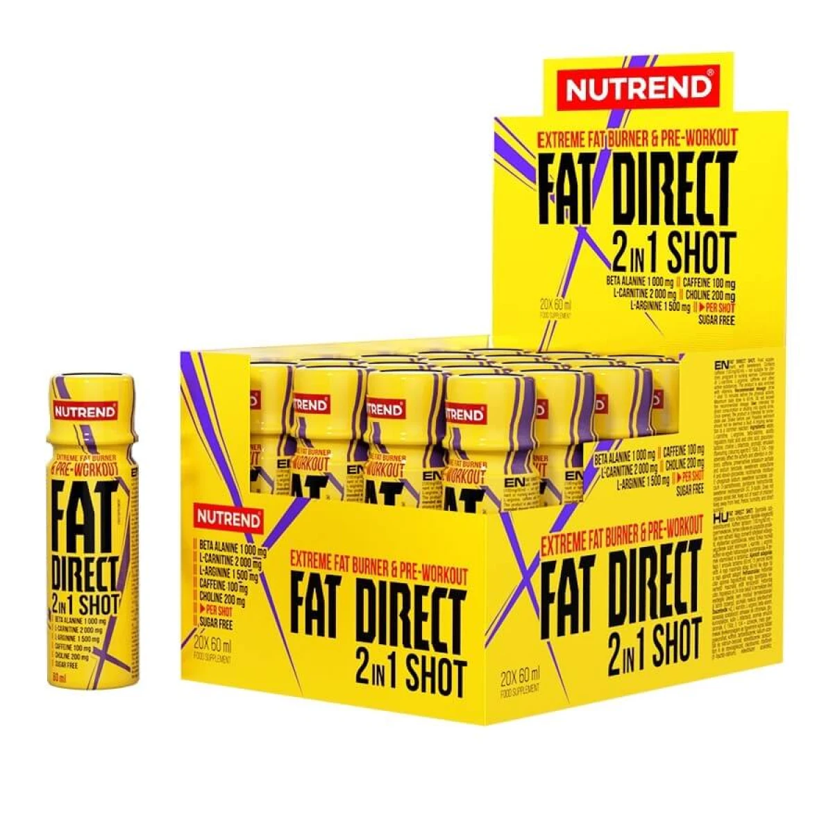 Nutrend Fat Direct Shot 20x60 ml · záber 1