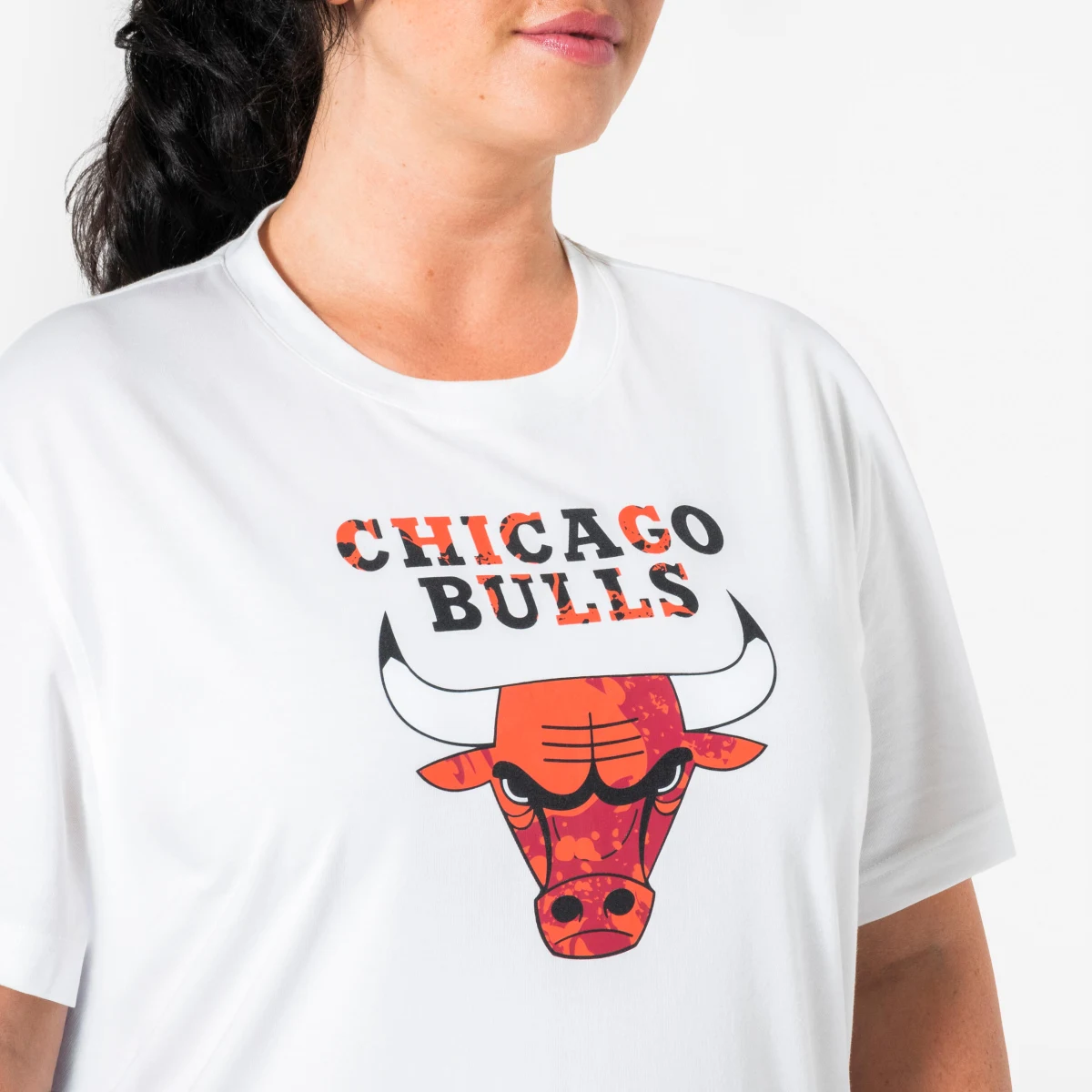 TARMAK Unisex basketbalové tričko TS 900 NBA Chicago biele M · záber 2