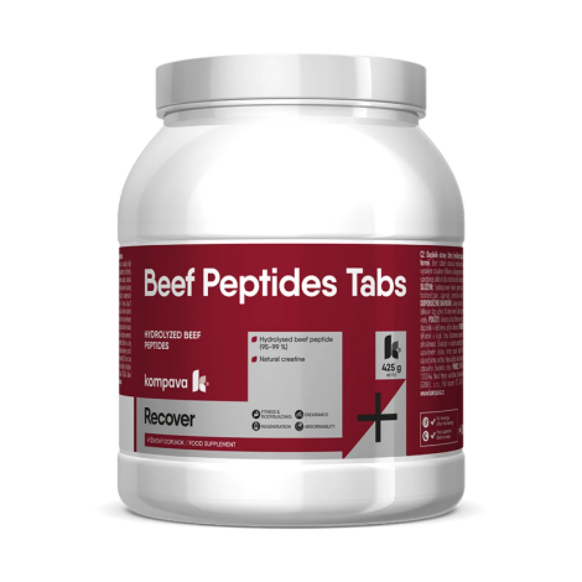 Kompava Beef Peptides Tabs 425 g/500 tbl · záber 1