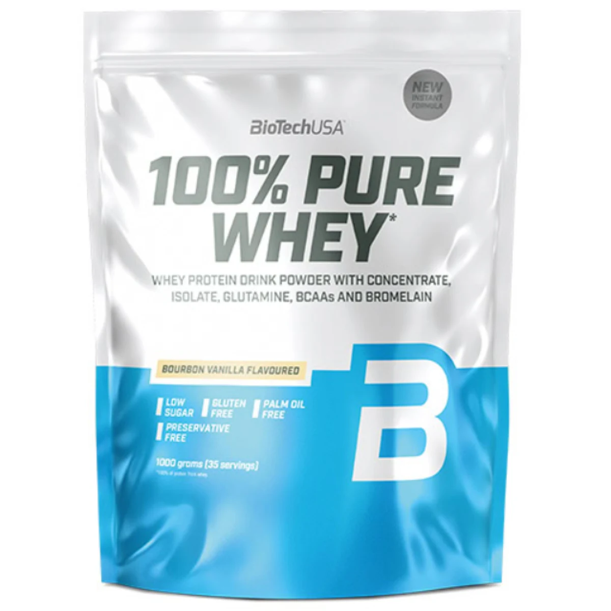 BioTechUSA 100% PURE WHEY príchuť bourbon vanilka 900g · záber 1