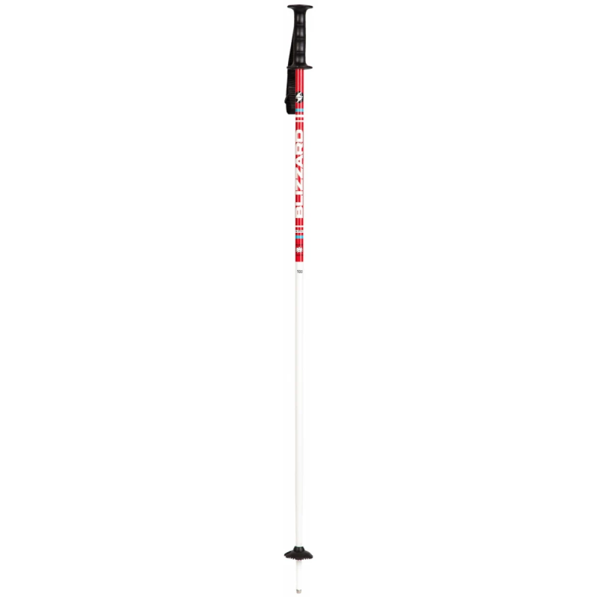 Juniorské lyžařské hole BLIZZARD Race junior ski poles, white red · záber 2