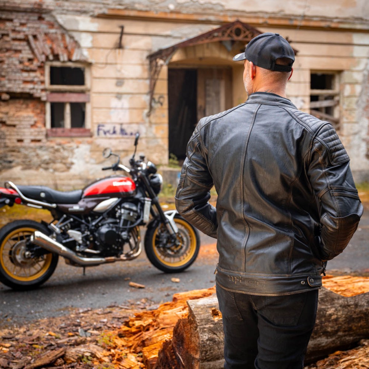 W-TEC Mungelli EVO vintage čierno-hnedá - XXL rozšírená · záber 4