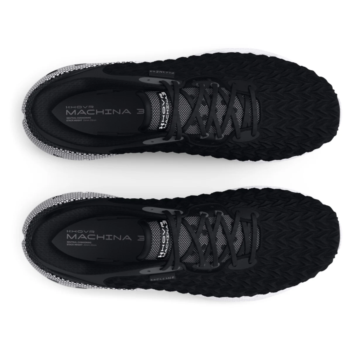 Dámská běžecká obuv UNDER ARMOUR UA W HOVR Machina 3 Clone black white black · záber 4