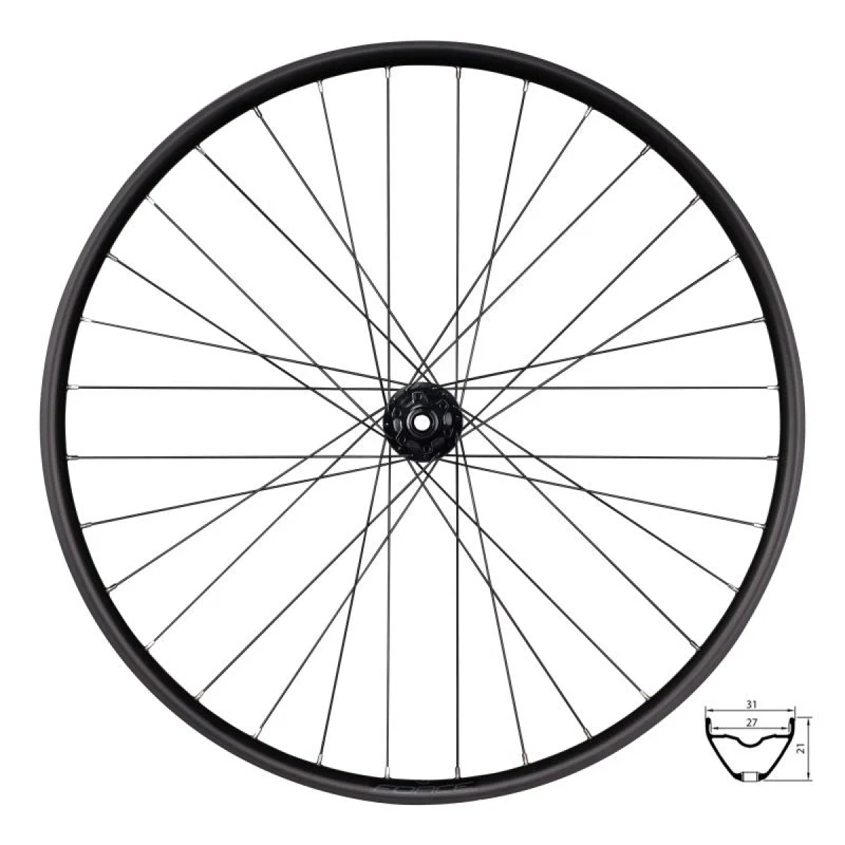 Force Kolo zadní XC 622x27 F804393-6 D/12/142 32d · záber 1