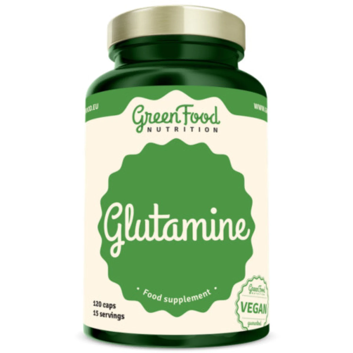 GREENFOOD Glutamín 60 kapsúl · záber 1