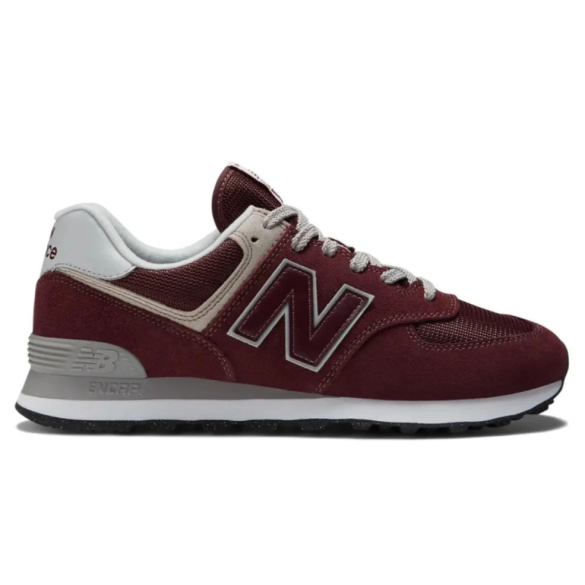 Pánska rekreačná obuv NEW BALANCE ML574EVM M burgundy · záber 2